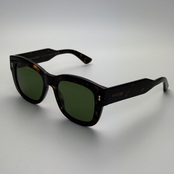 NEW Gucci Sunglasses GG1110S 002 Dark Havana / Green Unisex Authentic main image 8